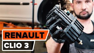 Changer un filtre à carburant sur RENAULT CLIO 3 TUTORIEL AUTODOC [upl. by Reivax90]