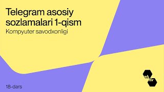 18 dars Telegram 1qism  Kompyuter savodxonligi darslari [upl. by Siahc152]