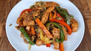 Pollo con brócoli fácil y delicioso al estilo oriental [upl. by Artenak]