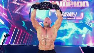 WWE Brock Lesnar Theme Song  quotNEXT BIG THINGquot [upl. by Elwina462]