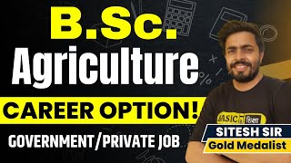 What to do after BSc Ag  Career Options After BSc Agriculture  Placements amp Govt Job after BSc Ag [upl. by Paluas]