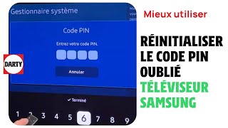 Réinitialiser le code PIN oublié de son téléviseur Samsung [upl. by Purdy450]