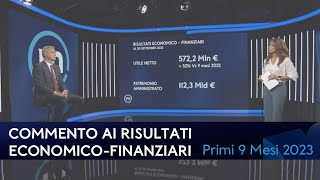 Risultati Primi 9 Mesi 2023  Il commento di Massimo Doris [upl. by Cibis]