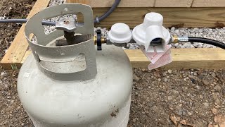 MrHeater 20000 BTU propane heater review part 1 uninsulated cabin [upl. by Blader]