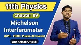 michelson interferometer class 11  11th physics  kpk federal balochistan sindh punjab board [upl. by Clellan]