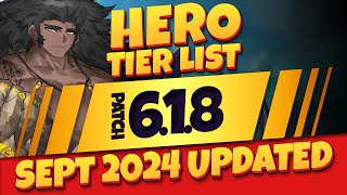 NEW UPDATED HERO TIER LIST for King God Castle  SEPTEMBER 2024  Timestamps [upl. by Rew]