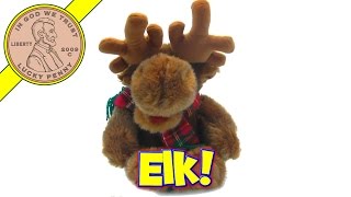 Singing Animated Christmas Reindeer or Bloated Moose Stuffed Animal Toy Kids Toy Reviews [upl. by Honeyman424]