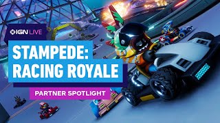 Stampede Racing Royale  Partner Spotlight  IGN Live [upl. by Moia280]