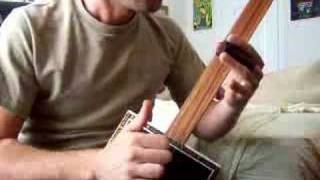 cigar box slide guitarbanjo [upl. by Albarran150]