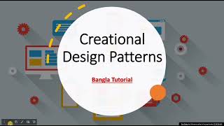 Creational Design Patterns Bangla Tutorial  Factory Abstract Singleton PrototypeBuilder Pattern [upl. by Cynarra]