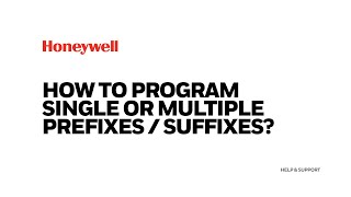 How to program single or multiple suffixes prefixes [upl. by Arbua]