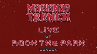 Marianas Trench  Live at Rock the Park [upl. by Olracnaig]