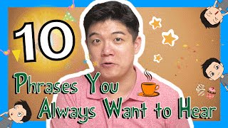 Learn the Top 10 Korean Phrases You Always Want to Hear [upl. by Jerz]