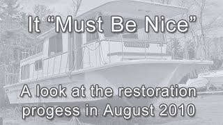 Video Tour of Houseboat Restoration [upl. by Gaige]