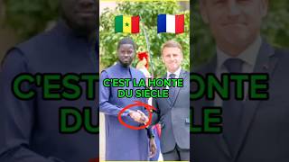 💥🚨🇸🇳🇨🇵Cest une première un chef dEtat sénégalais débarquant à lElysée en costume africain [upl. by Ladnik]