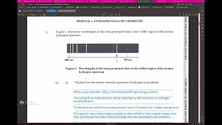 Chemistry Unit 1 Paper 2 2019 Module 1 [upl. by Anigger827]