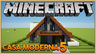 Minecraft Construindo uma Casa Moderna 5 AFrame House [upl. by Yacov]