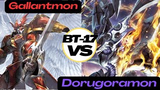 BT 17 Gallantmon vs Dorugoramon full set [upl. by Folger]