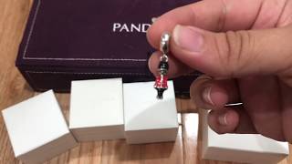 Pandora Europe Exclusive Charms  Outlet Haul [upl. by Nashner845]