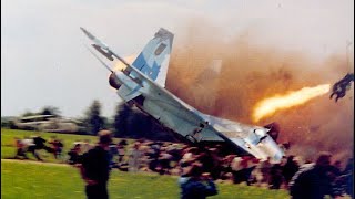 Worst air show tragedy everFighter jet fell right on top of people [upl. by Terrene174]