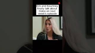 Kourtney and Kim Kardashian will finally talk about the Dolce and Gabbana Drama shorts [upl. by Jonme]