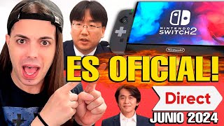 💣 ¡¡BOOM NINTENDO CONFIRMA el ANUNCIO de quotSWITCH 2quot ESTE AÑO FY y un NINTENDO DIRECT en JUNIO [upl. by Novick671]