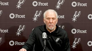 202324 San Antonio Spurs Season  Gregg Popovich PostGame Interview 1262023 [upl. by Htiel]