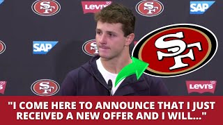 URGENT NEW NEGOTIATION WITH PURDY IS REVEALED AND SHOCKS EVERYONE 49ERS NEWS [upl. by Zoe]