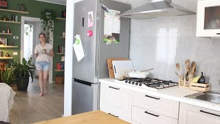 Una giornata per decorare la casa  Il nuovo progetto è pronto  Cucito cuscino  Pizza  Vlog [upl. by Atsilac]