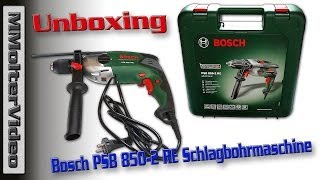 Bosch PSB 8502 RE Schlagbohrmaschine quotExpertquot Unboxing [upl. by Ailemrac]