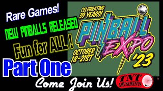 1785 PINBALL EXPO 2023 Part One is Amazing See New Game Releases Tnt Amusements [upl. by Koehler]