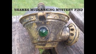 Mudlarking the River Thames London  A Mystery Object [upl. by Enitsenrae]