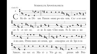 Symbolum ApostolorumCredo in Deum VI [upl. by Enelad]