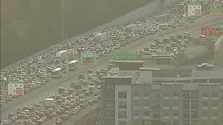 WTH The Katy Freeway massive traffic nightmare [upl. by Tulley]