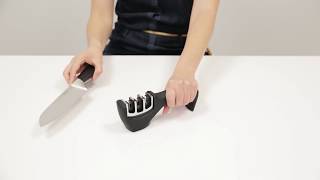 How to use 3 in 1 knife sharpener [upl. by Tada]