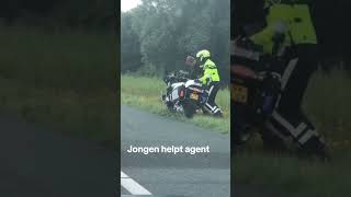 Politie motoragent gevallen ongeluk🔥 [upl. by Alleram19]