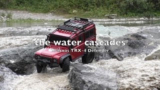 Traxxas TRX4 Defender  the water cascades [upl. by Lednew]