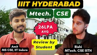 Interaction with MTech CSE IIIT Hyderabad student [upl. by Ycniuqed]