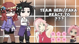 team takahebi react to   🍅 Sasusaku🌸  lazy  repost [upl. by Irec]