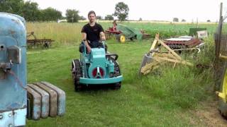 Ransomes MG5 Crawler Tractor  Drive By [upl. by Dlareme674]