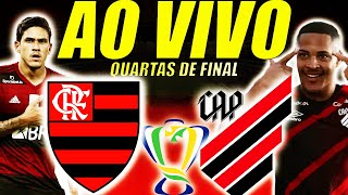 FLAMENGO X ATHLETICOPR AO VIVO PELA COPA DO BRASIL Prováveis Escalações [upl. by Sopher]