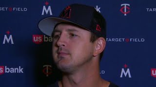 Twins starter Tyler Mahle after loss to Astros [upl. by Inalej749]