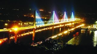 Atal Setu Bridge Goa Panaji Amazing Bridge On River Mandovi Goa [upl. by Kesia]