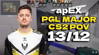 CS2 POV Vitality apEX 1312 vs ENCE Vertigo PGL CS2 Major Copenhagen 2024 Europe RMR B [upl. by Allys644]