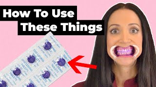 How To Use Plaque Tablets Disclosing Tablets Explained [upl. by Akkahs]