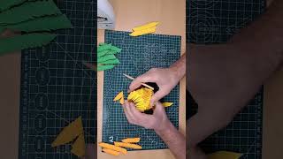 Tulpe  Tulip  Origami 3d  Bauanleitung  Tutorial [upl. by Gae]