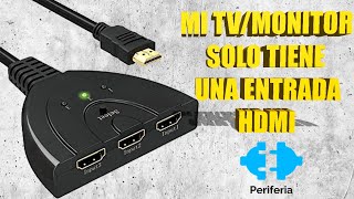 Switcher HDMI Cheelom  Agregar más puertos HDMI 1 SALIDA 3 ENTRADAS [upl. by Oatis]