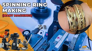 Easy way to make a Spinning ring  We used many jewelry machines jewelry gold cnc handmade [upl. by Aufmann]