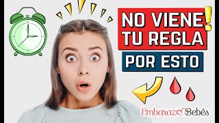 😰❓RETRASO MENSTRUAL SIN EMBARAZO ¿Por qué no me baja la regla [upl. by Anerol]