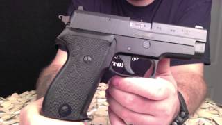 Sig Sauer P225 P6 9mm German SemAuto Carry Pistol  Texas Gun Blog [upl. by Tloc]